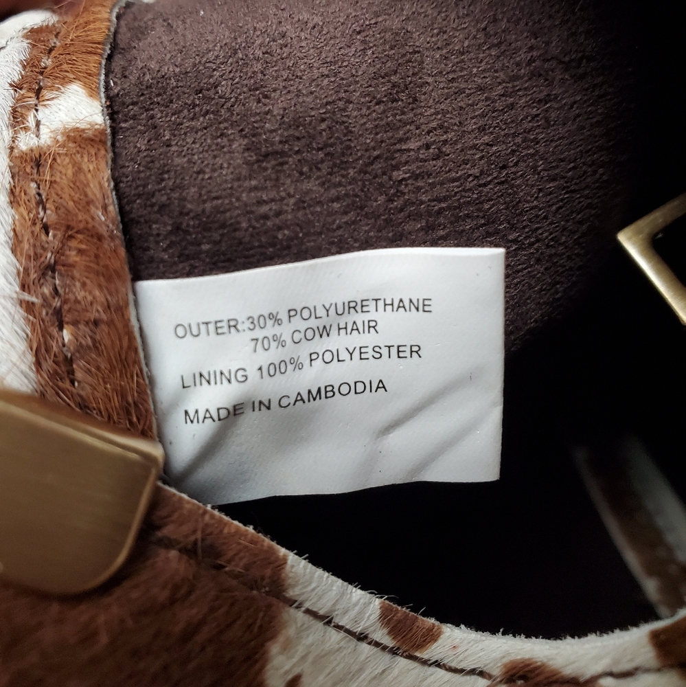 HOUSE OF HARLOW cowhide Leather Hobo Bag - Picture 7 of 8